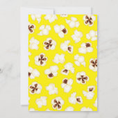 Invitation Popcorn Movie Theatre Anniversaire de enfant Party (Dos)