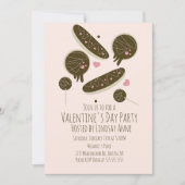 Invitation Pops de gâteau Donuts Eclair pour fête de la Saint (Devant)