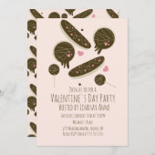 Invitation Pops de gâteau Donuts Eclair pour fête de la Saint (Devant / Derrière)