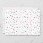 Invitation Popsicle Genre Reveval Baby shower par courrier (Dos)