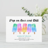 Invitation Popsicle Pop On Plus De N'Importe Quel Anniversair (Debout devant)