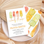 Invitation Popsicle Ready to Pop Baby Shower