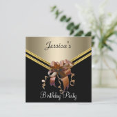 Invitation populaire Black Caramel et Bow Party (Debout devant)