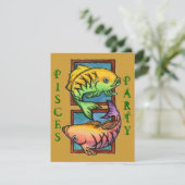 INVITATION POPULAIRE D'ANNIVERSAIRE DE PARTIE DE (Debout devant)