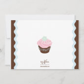 Invitation populaire de Miss 'N Nick Cupcake (Dos)