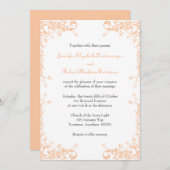 Invitation Porche de vigne Mariage (Devant / Derrière)