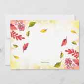 Invitation Porcupine Cutie fête d'anniversaire (Dos)