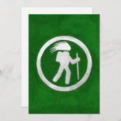 Invitation Porcupine Trail Marker (Devant / Derrière)