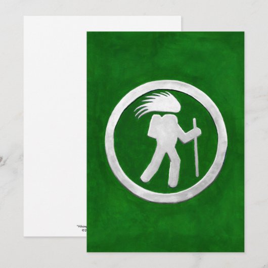 Invitation Porcupine Trail Marker (Devant / Derrière)