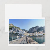 Invitation port de la côte d'Amalfi (Devant / Derrière)