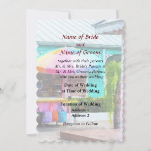 Invitation Port Lucaya Marketplace Bahamas Produits Mariages