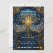 Invitation Portail Céleste | Arbre de Vie (Dos)