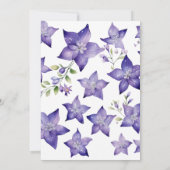 Invitation Porte adorable Teddy Bear Baby shower fille (Dos)