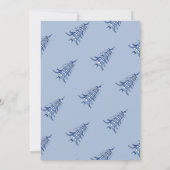 Invitation Porte-carte-cadeau de l'arbre de Noël de la Pagode (Dos)