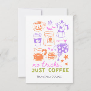 Invitation Porte-carte cadeau Halloween pour enseignant à l'a