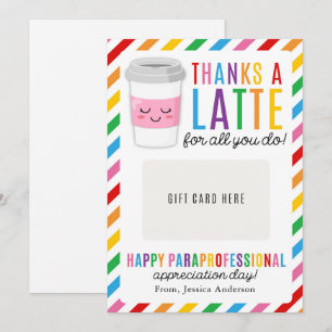 Invitation Porte-carte-cadeau pour la Journée d'appréciation