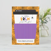 Invitation Porte-carte-cadeau pour l'enseignant d'Halloween U (Debout devant)