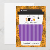Invitation Porte-carte-cadeau pour l'enseignant d'Halloween U (Devant / Derrière)