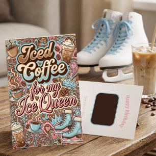 Invitation Porte-carte cadeau Retro Iced Coffee Ice Queen
