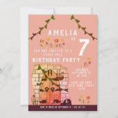 Invitation Porte de Conte de Fées Fille Anniversaire Fête (Devant)