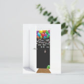 Invitation Porte de la fête du 50e anniversaire surprise (Debout devant)