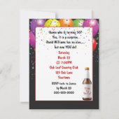 Invitation Porte de la fête du 50e anniversaire surprise (Dos)