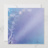 Invitation Porte de l'aube Mariage bleu chatoyant (Dos)