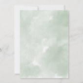 Invitation Porte de l'église de Noël Mariage d'hiver Couple D (Dos)