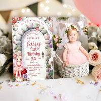 Porte enchantée Fée Première fête d'anniversaire P
