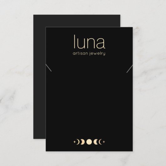 Invitation Porte-étendard à grande lune (Devant / Derrière)