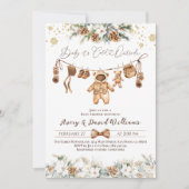 Invitation Porte-lingeLigne froide Baby shower extérieur (Devant)