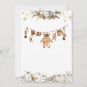 Invitation Porte-lingeLigne froide Baby shower extérieur (Dos)