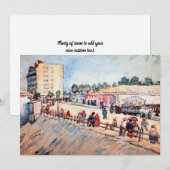 Invitation Porte sur les Ramparts de Paris par Vincent van Go (Devant / Derrière)