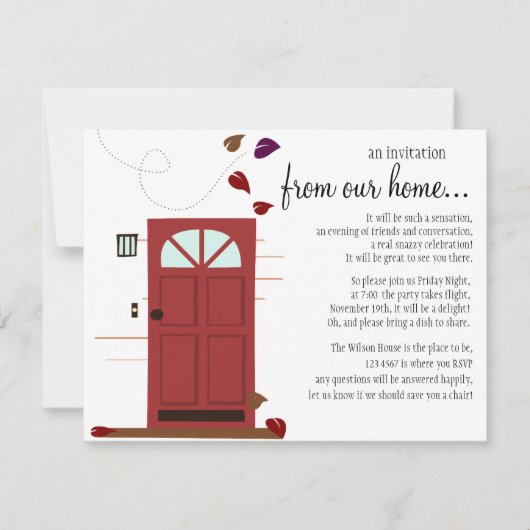 Invitation Portes à venir (Devant)