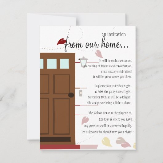 Invitation Portes à venir (Devant)