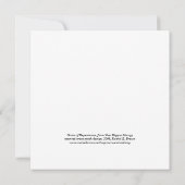 Invitation Portes d'appartement stationnaire de repentir (Dos)