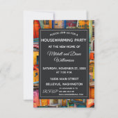 Invitation Portes d'invitation uniques pour les fêtes de réch (Devant)