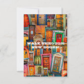 Invitation Portes Vintages du Nouvel An (Dos)