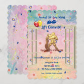 Invitation Porteur d'eau (20 janvier - 18 février) Anniversai (Devant / Derrière)