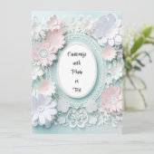 Invitation Porteur d'image personnalisé (Debout devant)