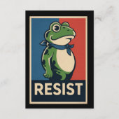 Invitation Portland Frog Protest Anti Ice Resistance I Stand (Devant)