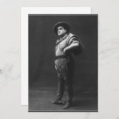 Invitation Portrait complet de Enrico Caruso (Devant / Derrière)