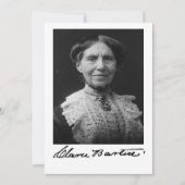 Invitation Portrait de Clara Barton (Devant)