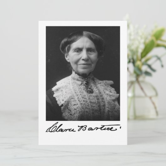 Invitation Portrait de Clara Barton (Debout devant)