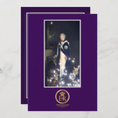 Invitation Portrait de la reine Elizabeth II (Devant / Derrière)