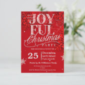 Invitation Portrait Joyeux de Noël (Debout devant)