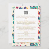 Invitation Portugeuse | Casamento Floral Folkart Rústico Inv (Dos)