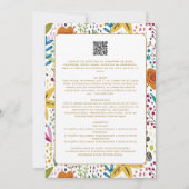 Invitation Portugeuse | Casamento Floral Folkart Rústico Inv (Dos)