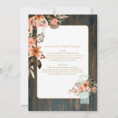 Invitation Portugeuse | Casamento Flores Folclóricas Rústica (Dos)