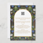 Invitation Portugeuse | Casamento Flores Folclóricas Rústica (Dos)